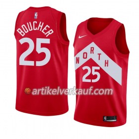 NBA Toronto Raptors Trikot Chris Boucher 25 2018-19 Nike Rot Swingman - Herren
